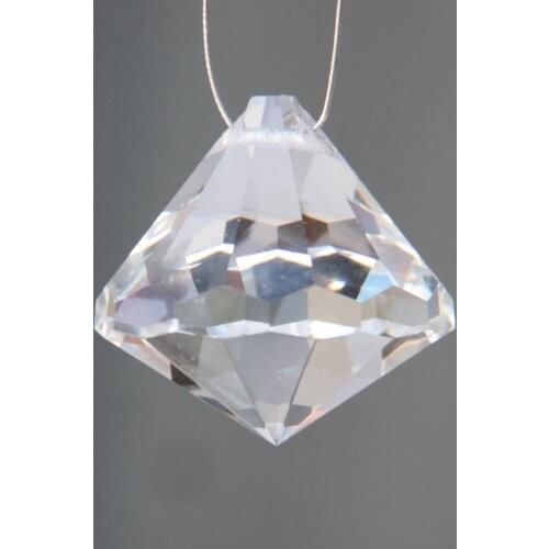 10PCS/lot,clear color, 40mm crystal diamond ball,crystal chandelier ball parts for wedding& fengshui ,X-MAS decoration