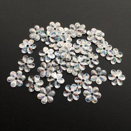1570pcs/2630pcs 9mm Flower Cup Loose Sequin Paillette Sewing,Wedding Craft,Women Shoes,Clothes,Hat,DIY Garment Accessory Silver