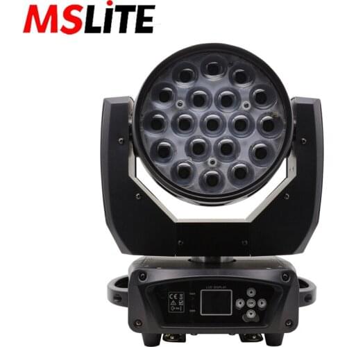 19X15w RGBW LED Wash Zoom Moving Heads Light Used Dj Disco Equipment Led Stage Lamp for Party Show
