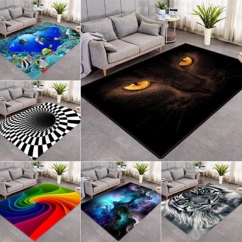3D Animal Cat Printing Carpets Child Bedroom Play Tent Area Rugs Home Decor Carpet Baby Toys Gift Rug Kids Room Crawl Floor Mats