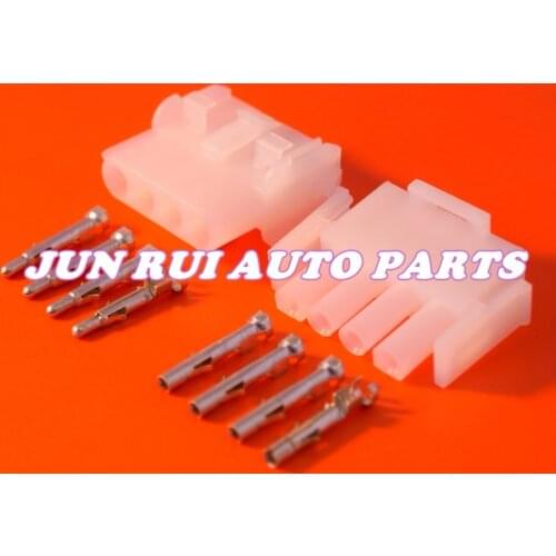 4 Way Genuine TYCO Mate N Lok Electrical Wiring Multi Connector 1-480702-0, 1-480703-0