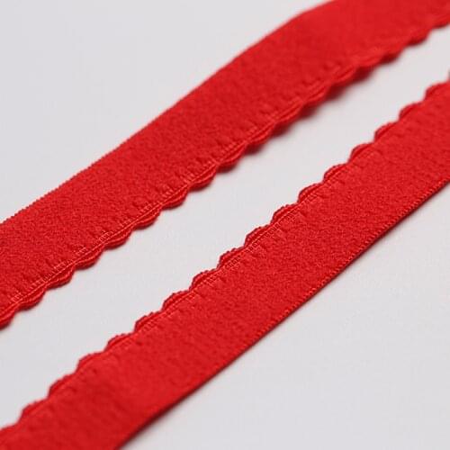 5Yards Red Elastic Band For Women Underwear Bra Accessories DIY Sewing Crafts Garment Elasticity Ribbons Supplies