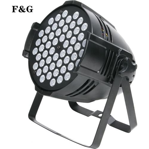 54x3W RGBW de aleación de aluminio LED Par x 54x9W RGB 3in1 iluminación de foco con LED Par Dj proyector lavado iluminación de e