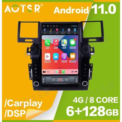 Android 11.0 Octa Core 6+128G For Land Rover Range Rover Sport 2005-2009 Car Multimedia Player Stereo Head Unit GPS Navi