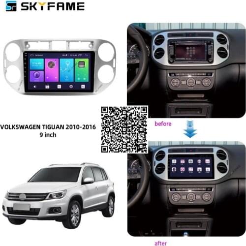 SKYFAME Car Radio Stereo For VW Tiguan 2010-2016 Android Multimedia System GPS Navigation DVD Player