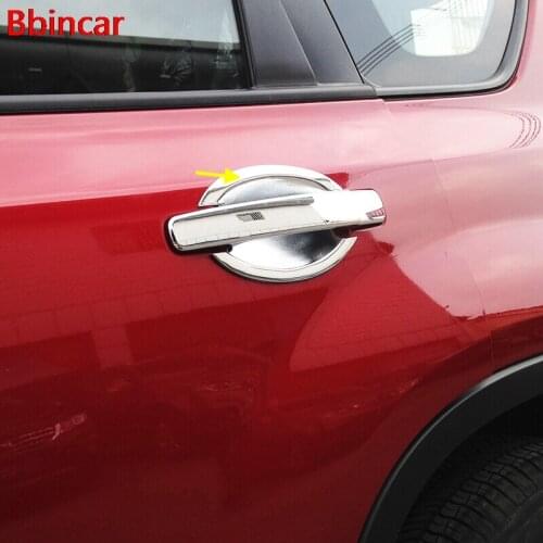 Bbincar Accessories Door Bowl Handle Cover Trim XTrail X Trail 2008 2009-2012 2013 ABS Chrome Car-styling For Nissan X-Trail T31