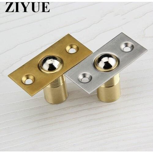 Free Shipping Invisible Door A Pure Bead Bead Spring Bronze Door Door Brushed Gold Pearl Bead Bead Spring