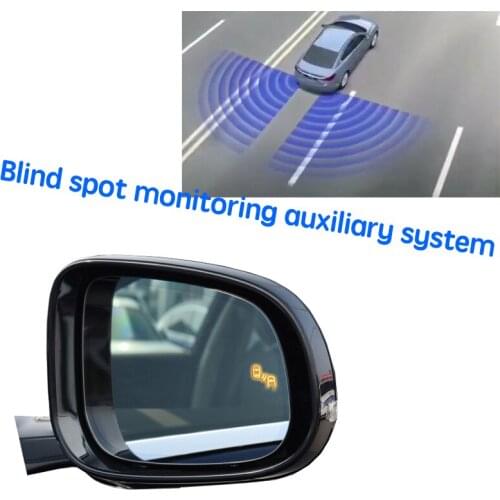 Car BSD BSM BSA Blind Area Spot Warning Drive Mirror Rear Radar Detection System For Jaguar XJ X351 2010~2019