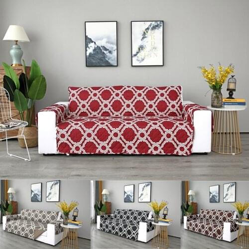 Sofa Couch Cover Chair Throw Pet Dog Kids Mat Furniture Protector Reversible Washable Removable Armrest Slipcovers 1/2/3 Seat