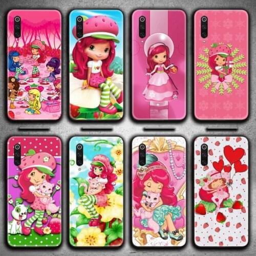 Strawberry Shortcake pink girl Phone Case for Xiaomi Mi Note 10 Lite Mi 9T Pro xiaomi 10 10 CC9 Pro