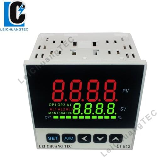 4 Digits Display Digital 96*96mm Intelligent PID Temperature Controller with alarm driver ssr relay LeiChuang TEC new