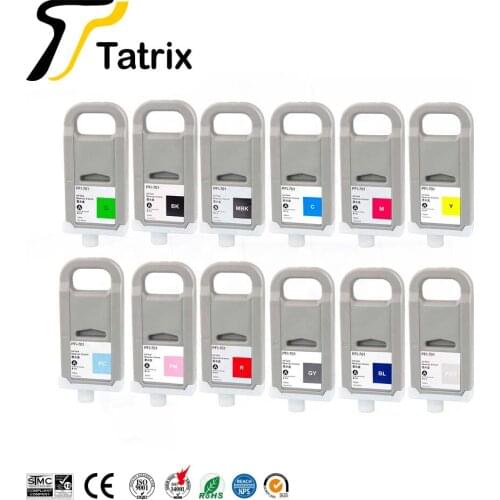 Tatrix PFI701 PFI-701 PFI 701 Premium Color Compatible Ink Cartridge for Canon iPF8000/9000/8100/9100/8110/9110 Printer
