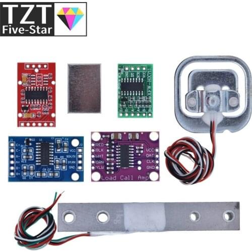 Load Cell 1KG 5KG 10KG 20KG HX711 AD Module Weight Sensor Electronic Scale Aluminum Alloy Weighing Pressure Sensor For Arduino