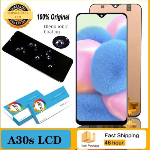 6.4" Super AMOLED For Samsung Galaxy A30sDisplay Screen Digitizer Assembly Repair Parts For A307F A307 A307FN