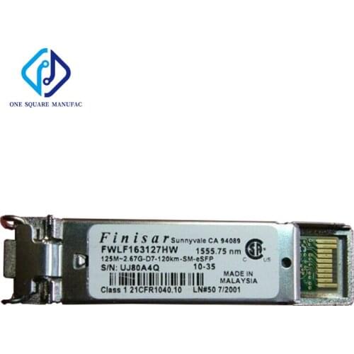 Finisar FWLF163127HW 1555.75NM 125M-2.67G-D7-120KM-SM-ESFP Optical Fiber Transceiver