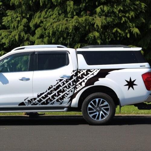Dirty mudslinger tire mud road car body graphic Vinyl sticker car decal fit for Navara Colorado hilux ranger 4x4 truck pickup