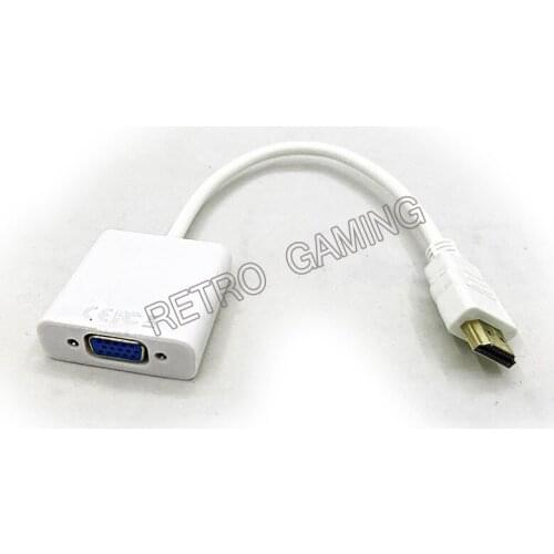 HDMI to VGA adapter convertor video 1080P Digital to Analog Audio Adapter Male to Female for arcade cabinet game machine parts