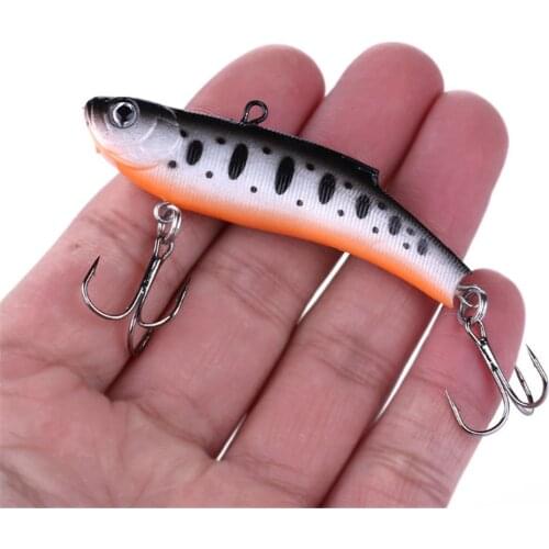 1pcs 7cm 17g VIB Fishing Lure Isca Artificial Soft Bait Wobbler Lead Jig Fish Sea Bass Carp Lure Winter Ice Fishing Tackle