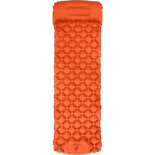 Sleeping Pad Camping Mat With Pillow air mattress picnic Inflatable Cushion Sleeping Mat Fast Filling Air Moistureproof air bed