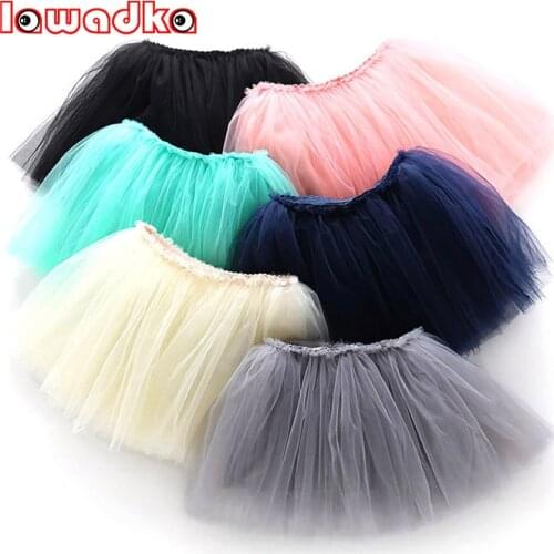 Lawadka Summer Skirts For Girls Cotton Lace Mini Tutu Short Skirt Casual Kids Girls Clothing Pink Black Party Childrens Clothes