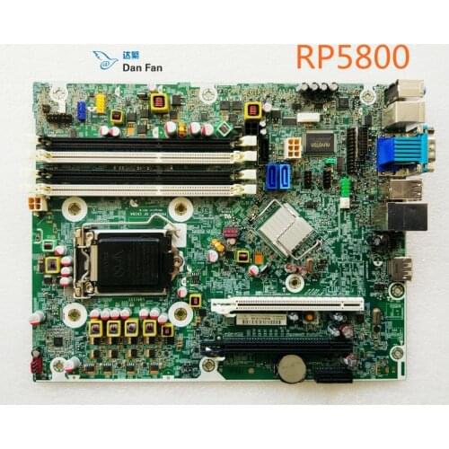 628655-001 628930-001 Desktop Motherboard For HP RP5800 POS Motherboard H61 LGA1155 Mainboard 100%tested fully work