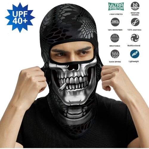 Paisley Bandana Scarf Triangle Face Mask Protective Skull Balaclava Outdoor Running Hunting Headscarf Camouflage Neck Gaiter Men