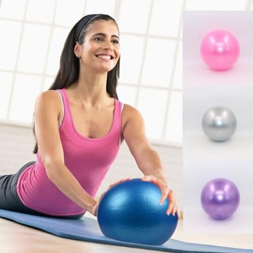 Mini 25cm Explosion-proof Frosted Pilates Ball Yoga Ball Small Fitness Hip Trainer Body Building Back Massage Workout From Home