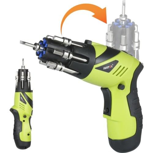 3.6V Electric Screwdriver Drill Kits Rechargeable Cordless Screwdriver 1/4 Inch Drive 6N.m Power Tool Set with Screwdriver Bits
