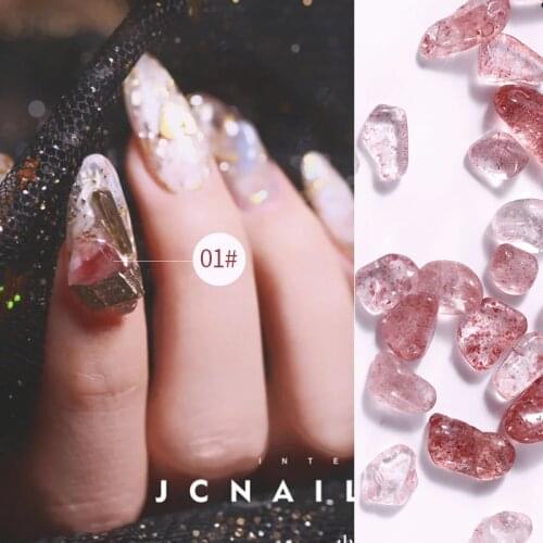 Nail Art Irregular Stone Crystals Glass Manicure Nail Tip Decoration DIY Accessories