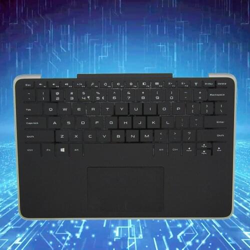 NEW FOR Dell Ultrabook XPS 11 9P33 1308T 1508T PALMREST KEYBOARD Upper Case Cover With Touchpad Speaker BLACK 010GFR 0T1KKK
