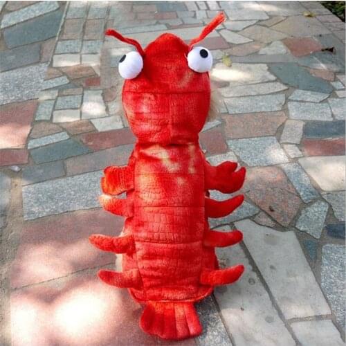 Lobster Dog Clothes Pet Dog Fancy Dress Pet Cosplay Costume Puppy Pet Dog Clothing Hoodies Outfit Autumn Winter Thickening Cloth