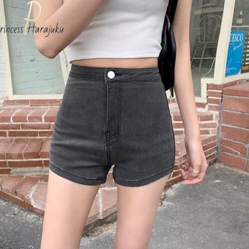 Plus Size Women Denim Shorts Stretch Push Up Slim Hips Elastic Slim Jeans Straight Female Casual Summer Woman Summer Shorts