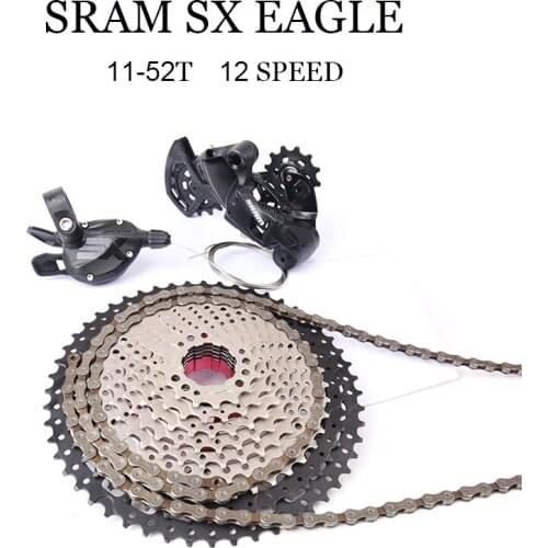 SRAM SX EAGLE 1x12 Speed MTB Bike Bicycle Groupset Kit Trigger Shifter Rear Derailleur Chain 11-50T Cassette Freewheel HG Driver
