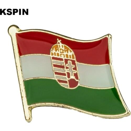 Hungary flag pin lapel pin badge 10pcs a lot Brooch Icons KS-0195