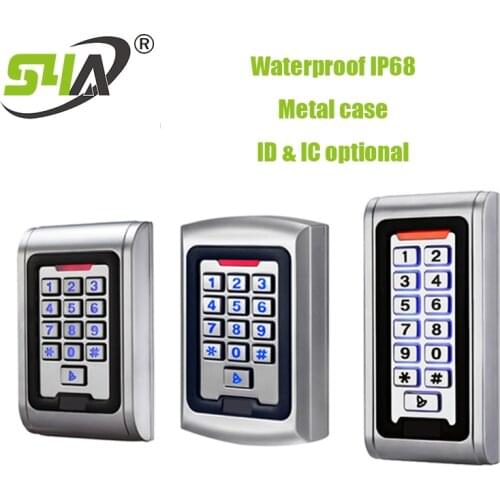 Waterproof IP68 metal standalone Access Control System Rfid Access Controller Wiegand 26 keypad Anti-vandal Door Opener