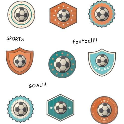 Football theme Living Room bedroom 3D Vinyl Wall Decal boy room murals Wall Sticker Home Decoration