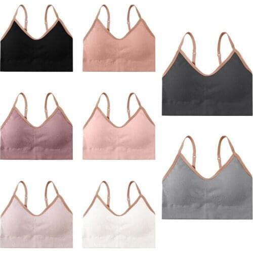 Sports Bra Women Fitness Top Seamless Yoga Bra Black Running Yoga Gym Crop Top Women Push Up Sport Bra Top