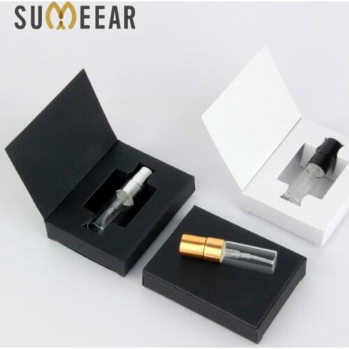 100 Pieces/Lot 3ml Packaging Boxes Mini Perfume Bottle With Atomizer And Glass Perfume Bottle Customizable LOGO