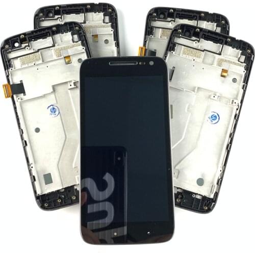 5PCS For Motorola Moto G4 Play XT1604 XT1602 XT1607 XT1609 XT1601 XT1603 LCD Display Touch Screen Digitizer With Frame