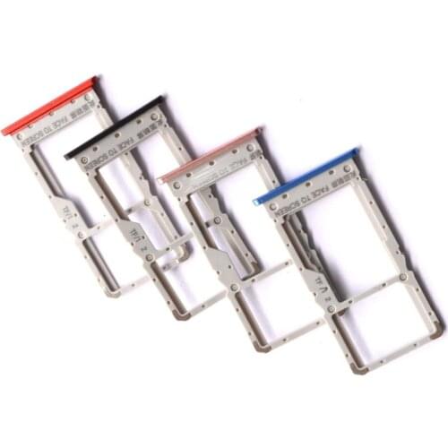 5x New SIM Card Tray Socket Slot Holder Adapters Replacement Spare Parts For Xiaomi Redmi Note 6 Note6 Pro Sim Cards Adapters