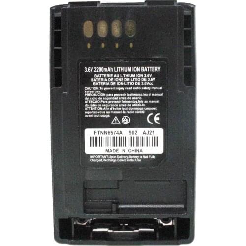 Battery for Motorola MTP850 CEP400 FTN6574 FTN6574A PMNN6074 AP-6574 2200mAh