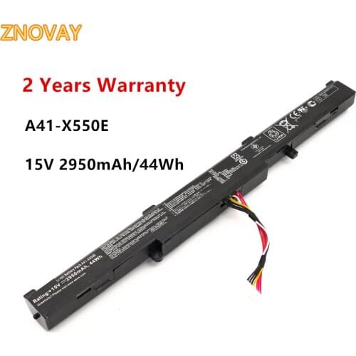 Laptop Battery A41-X550E For Asus X751M X751MA-DB01Q X751MA X751L K751L X750JA 15V 2950mAh