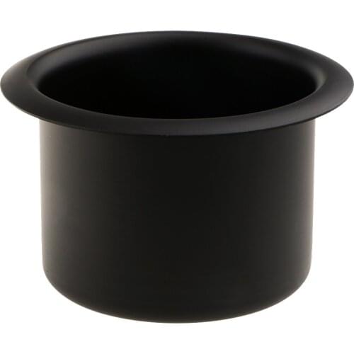 Aluminum Alloy Cup Drink Holder For Marine Boat Car Truck Camper RV Black