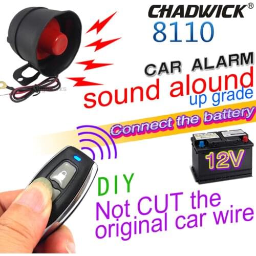 Car High Power Siren Security Alarm System Remote Control 12V Anti - theft