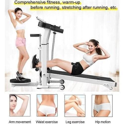 Eu stock Super promotion one day!Silent Foldable treadmill, multifunctional treadmill, household treadmill with led blashboard
