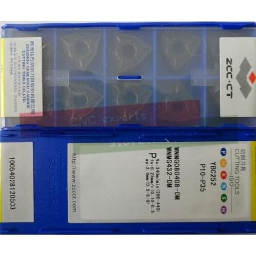 Free shopping 10 pcs WNMG080412-DM YBC252 milling cutter insert carbide cemented carbide turning tools