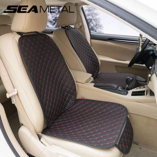 Brand New PU Leather Car Seat Covers Long Body Cushion Universal Seat Cover Protector Mats For Front Rear Seats Car Accessories