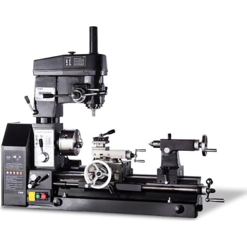 CT300 Household Lathe Small Multi-function Lathe Car Drilling and Milling Machine Metal Woodworking Lathe Bench Drill
