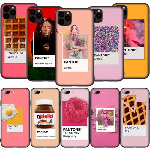 T142 Pantone Candy Color Art Case for iPhone 13 12 Mini 11 Pro XS Max XR X 8 7 6 6S Plus 5 5S SE 2020