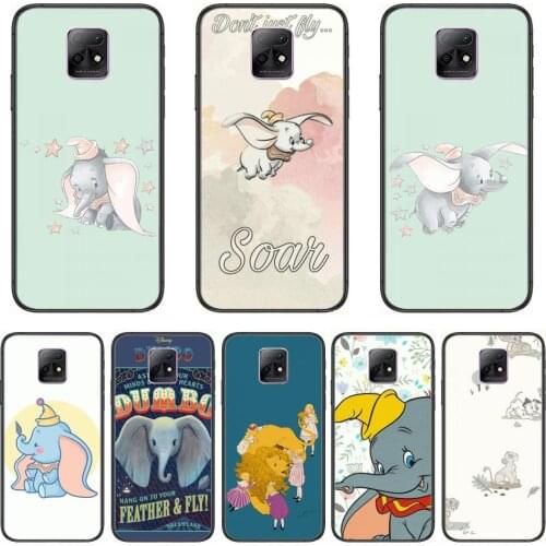 Disney Dumbo Phone Case For XiaoMi Redmi 10X 9 8 7 6 5 A Pro S2 K20 T 5G Y1 Anime Black Cover Silicone Back Pretty